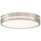 Access Lighting Harmony, LED Flush Mount, Brushed Steel Finish, Acrylic Lens Acrylic 49945LEDD-BS/ACR - alternate 1